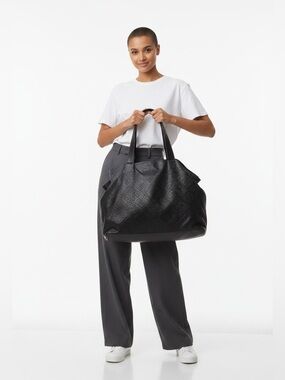 CC Skye Vintage Large Oversized Leather Bag
